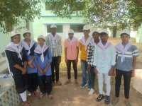 Election duty by YRC, NSS students in different polling booth for Election 2024